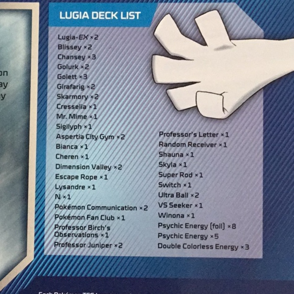 Pokemon Lugia Trainer’s Legendary Box Lugia EX Cards - Picture 11 of 16